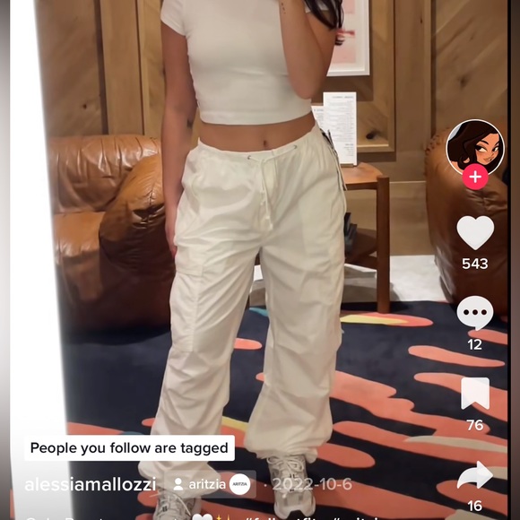 NWT Aritzia TNA Cole Paratroop Pant (Fatigue) - Picture 8 of 10